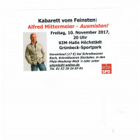 Alfred Mittermeier mit seinem Programm "Ausmisten!"